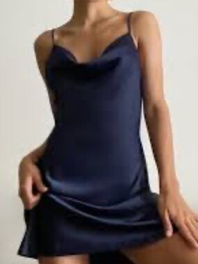 Urban Outfitters Mallory Cowl Neck Slip Dress